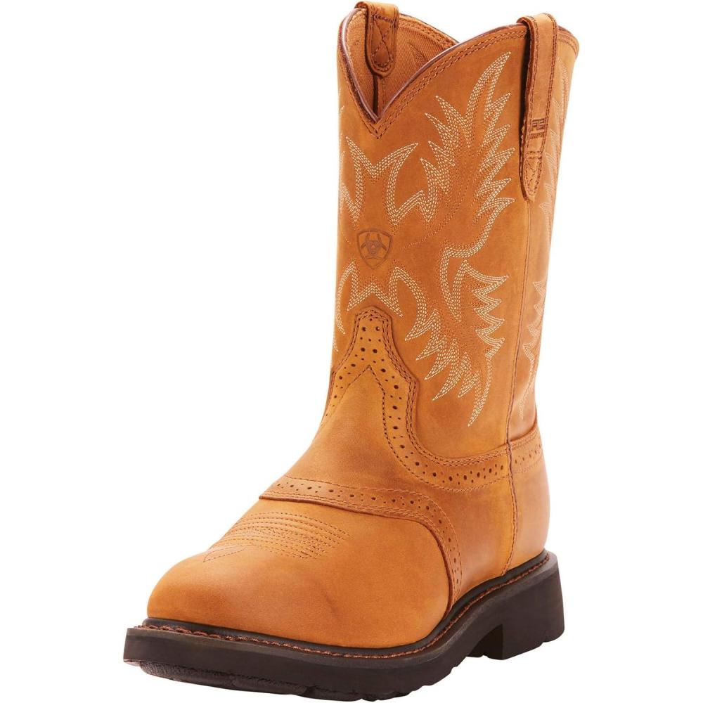 imageARIAT mens Sierra Saddle Work BootAged Bark
