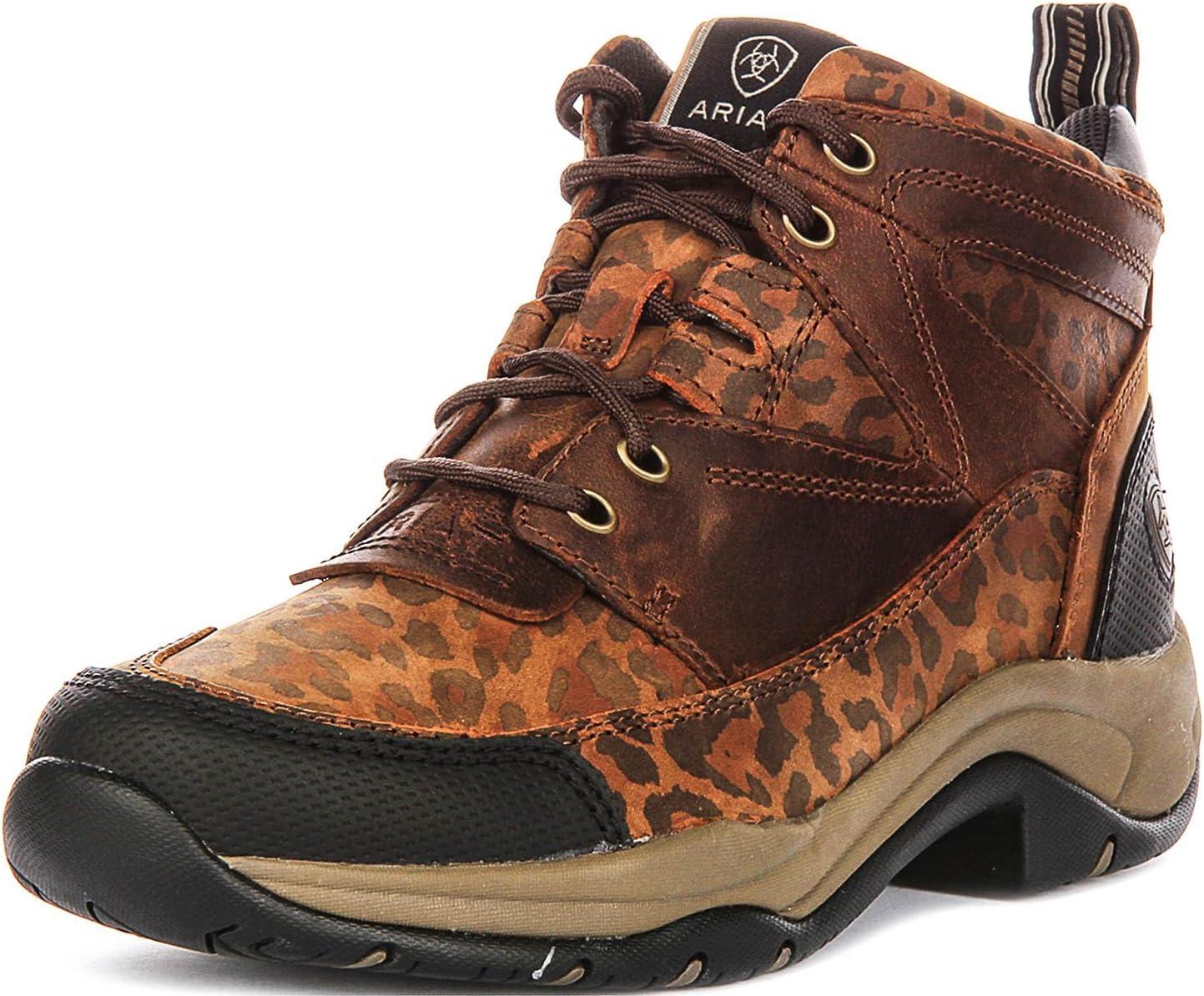imageARIAT Womens Terrain Hiking BootsWashed Leopard