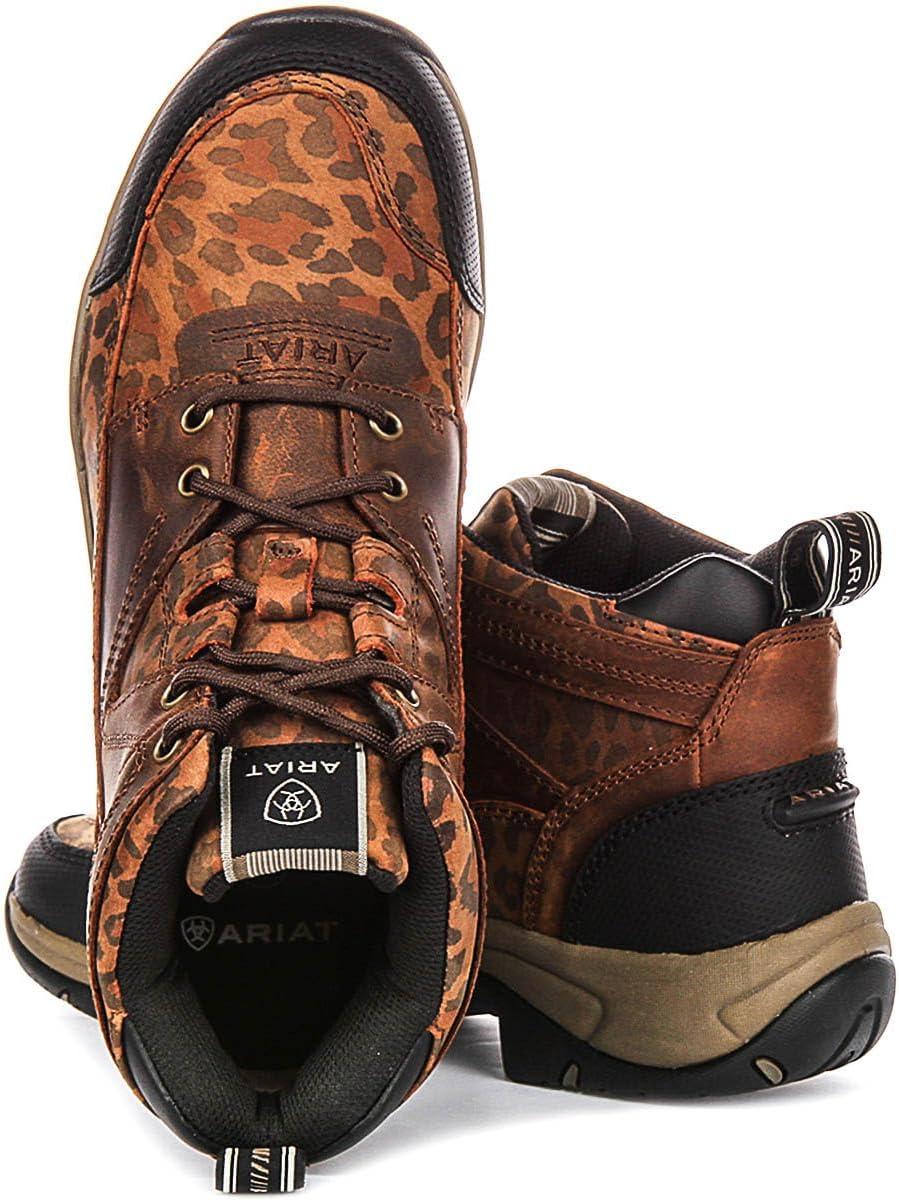 imageARIAT Womens Terrain Hiking BootsWashed Leopard
