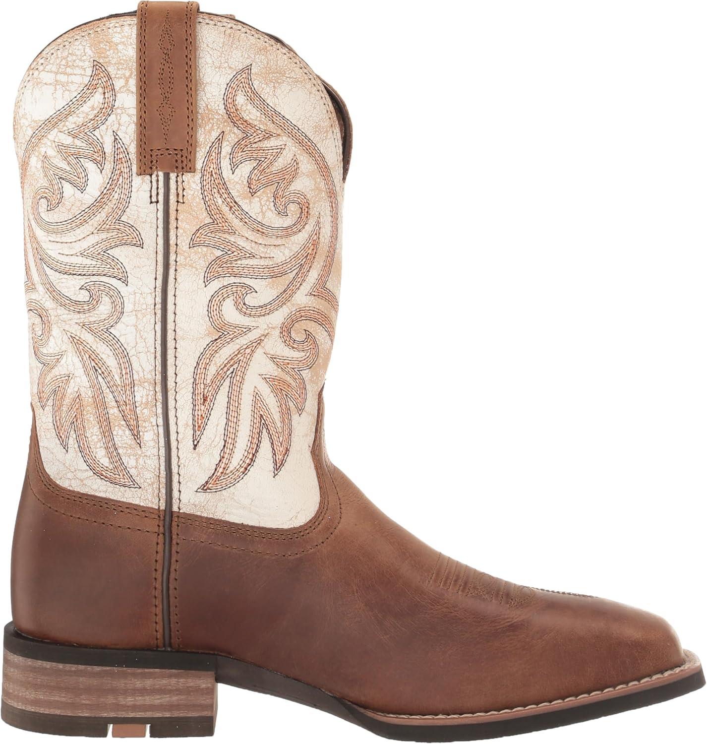 imageAriat Mens Slingshot Cowboy BootVienna TanBone