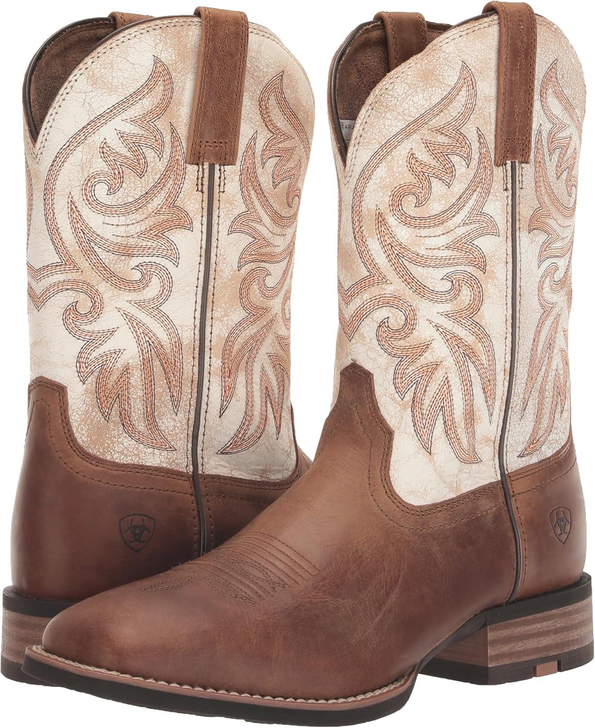 imageAriat Mens Slingshot Cowboy BootVienna TanBone