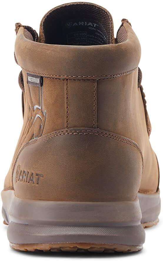 imageAriat Mens Waterproof Spitfire Moc Toe Outdoor BootsOily Distressed Brown