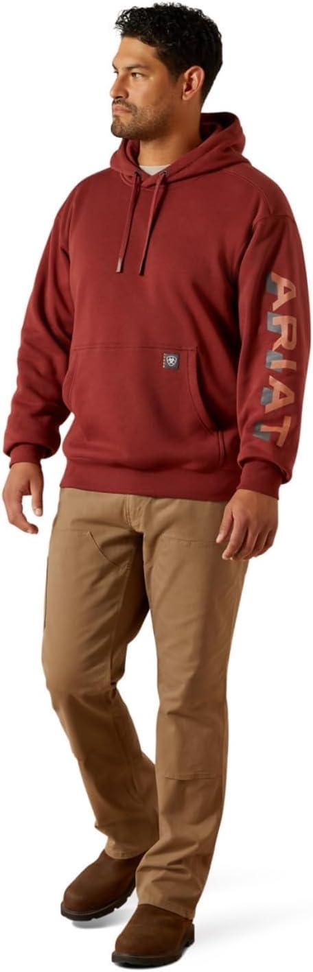 imageAriat Rebar Lightweight Logo HoodieMadder Brown