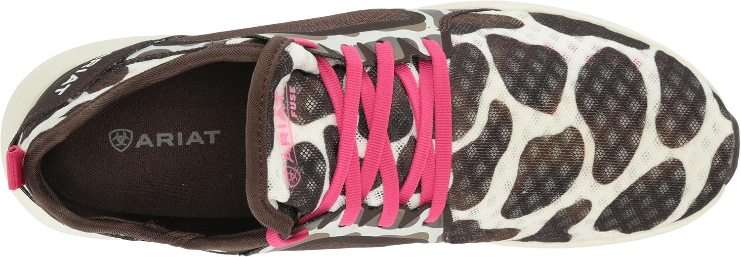 imageAriat Womens Fuse Athletic ShoeCow Print
