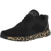 Black Mesh/Leopard Print