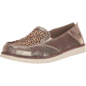 Ariat Womens Cruiser Easy Flex Wide Square Toe(Golden Brown/Mini Leopard)