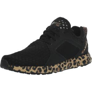 Ariat Women’s Fuse Athletic Shoe(Black Mesh/Leopard Print)