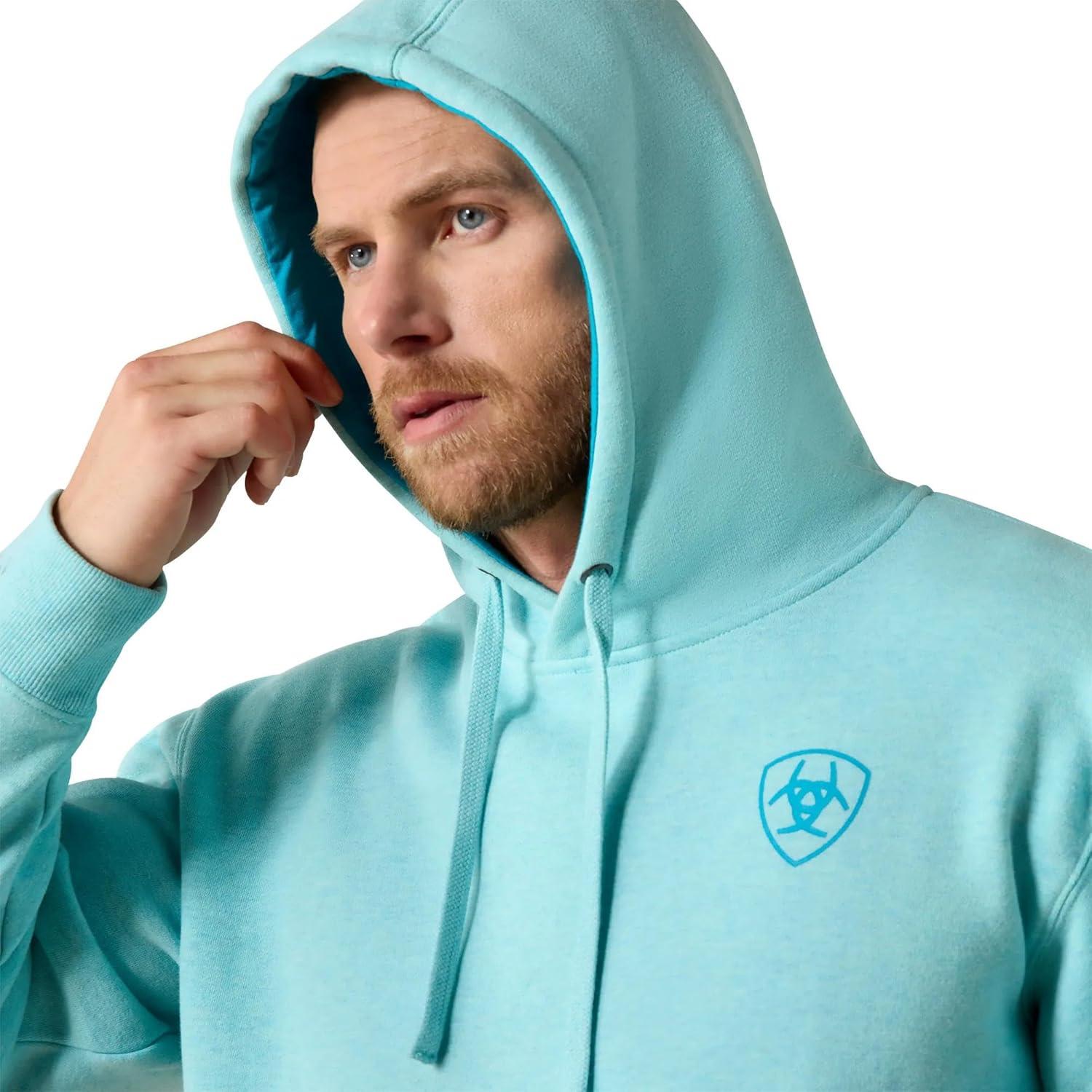 imageARIAT Mens SweatshirtAqua Heather