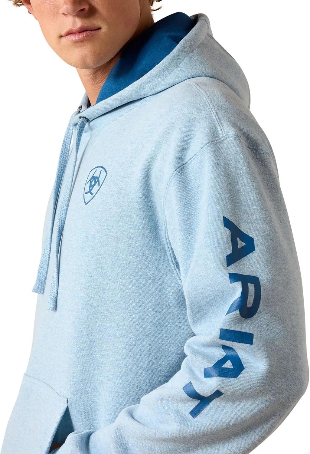 imageARIAT Mens SweatshirtBaby Blue Heather