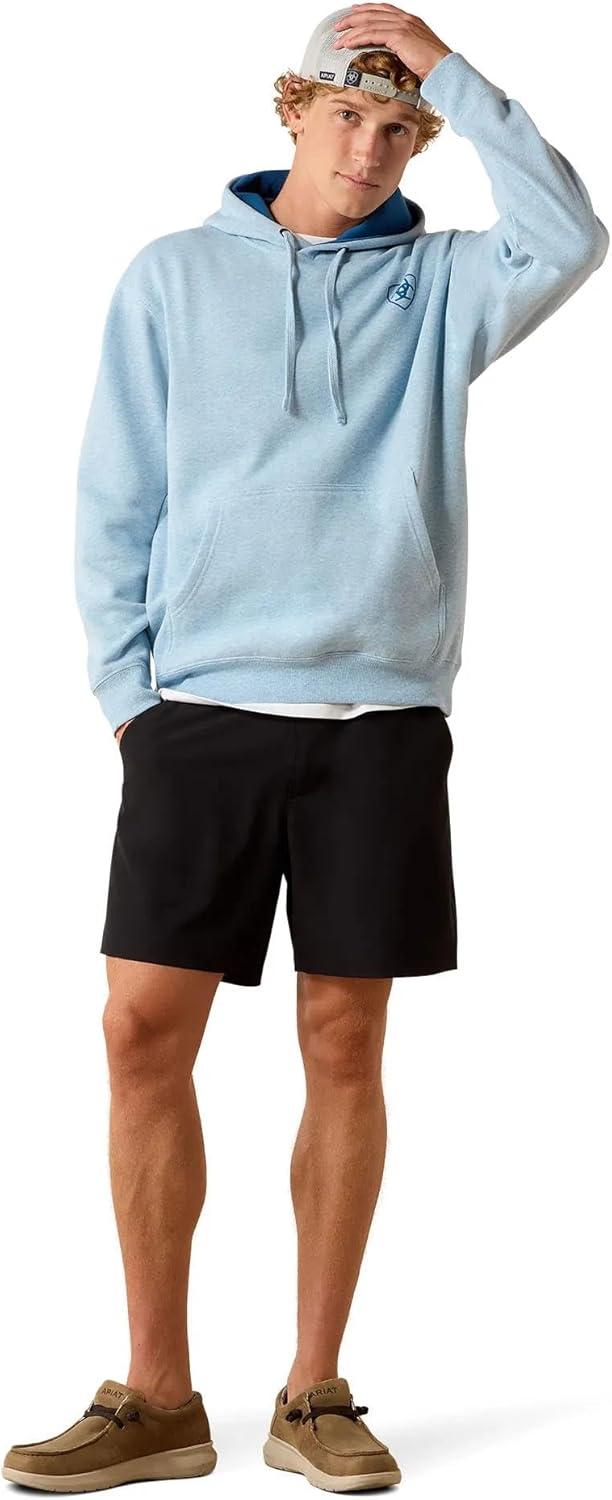 imageARIAT Mens SweatshirtBaby Blue Heather