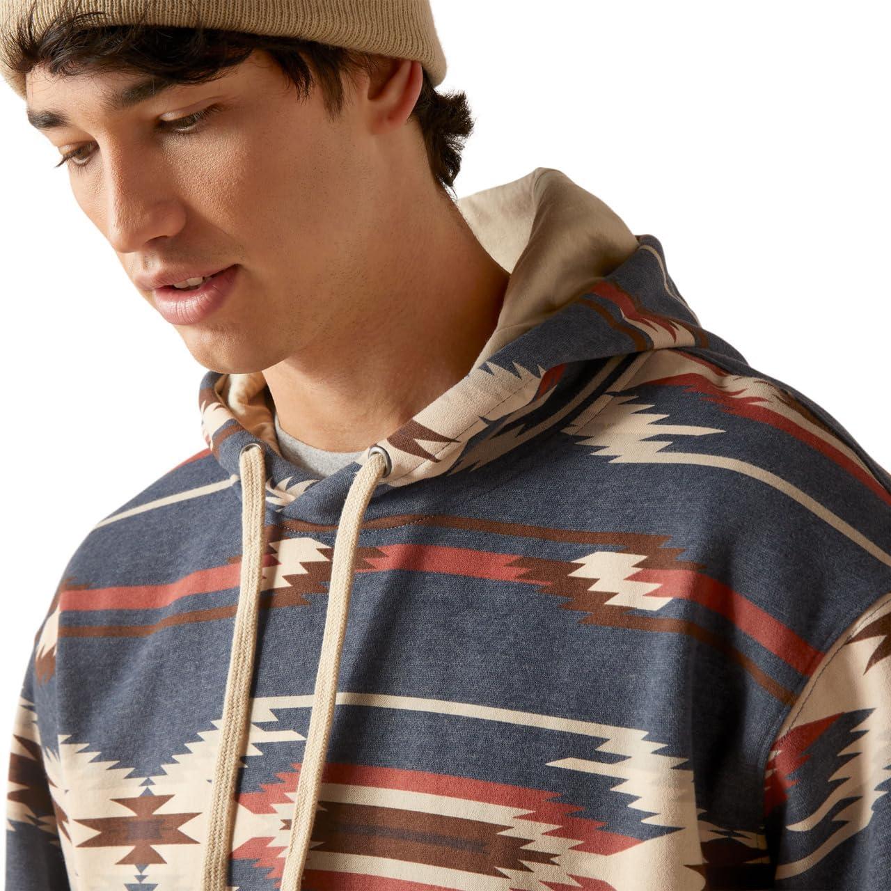 imageARIAT Mens SweatshirtPrinted ChimayoNavy