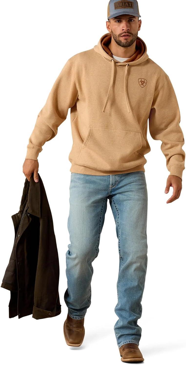 imageARIAT Mens SweatshirtTan Heather