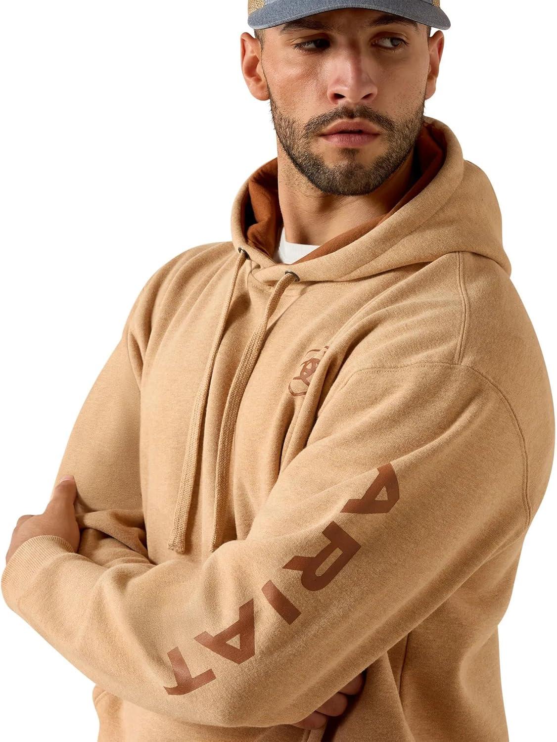 imageARIAT Mens SweatshirtTan Heather