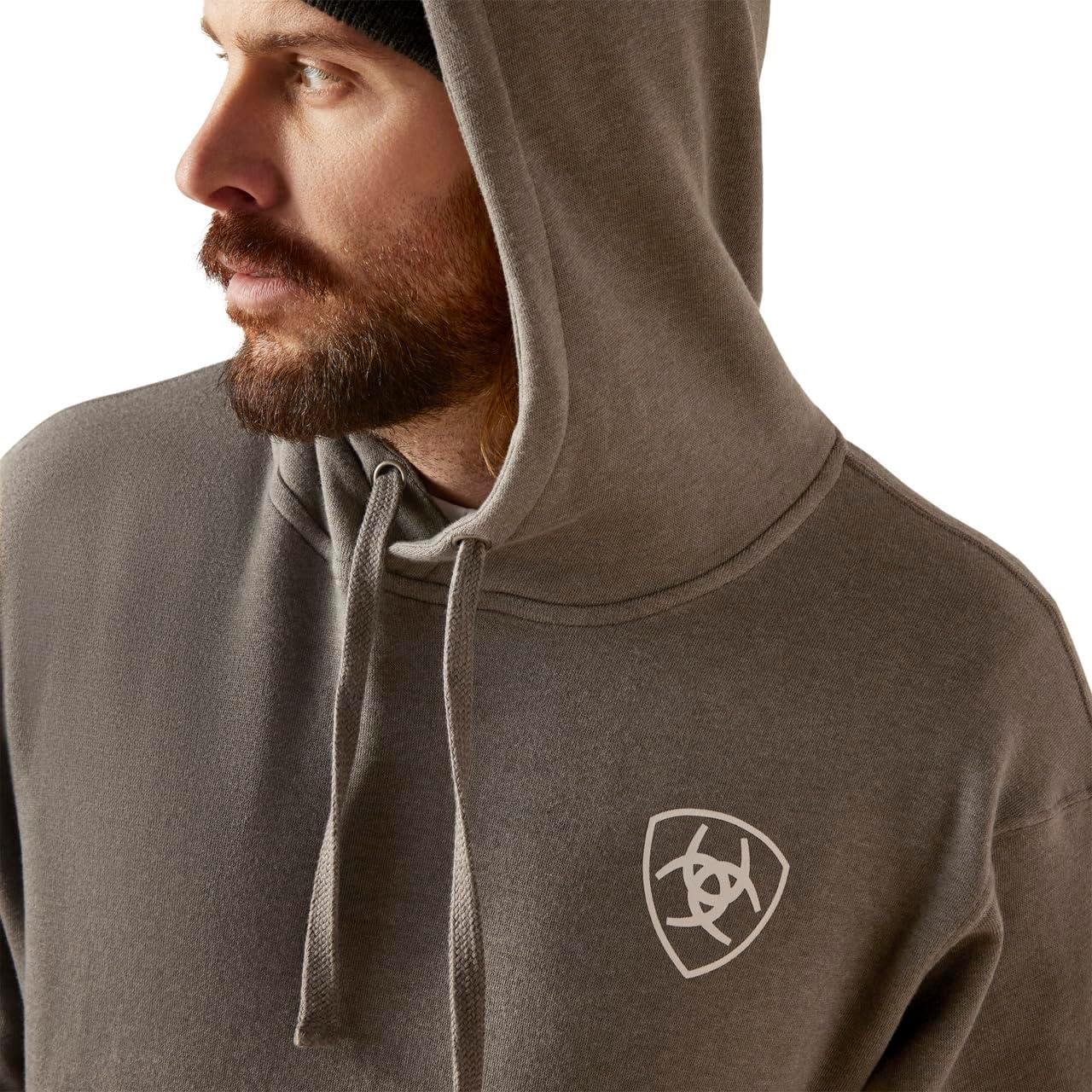 imageARIAT Mens SweatshirtTriangle PrideGrey Heather