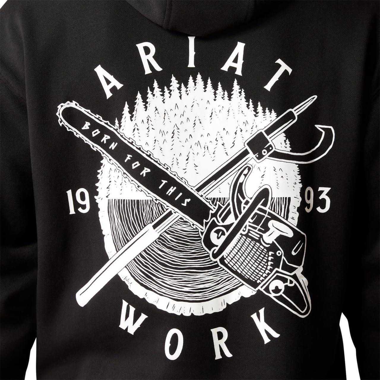 imageARIAT Mens SweatshirtWorkman ChainsawBlack