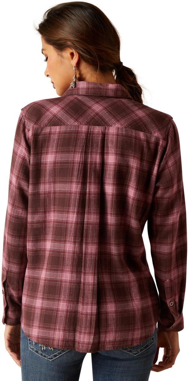 imageARIAT Womens Real Billie Jean ShirtLucky Plaid