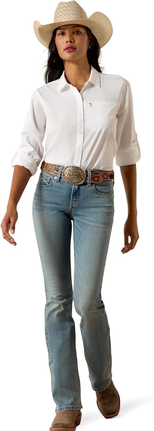 imageARIAT Womens Venttek Shirt White
