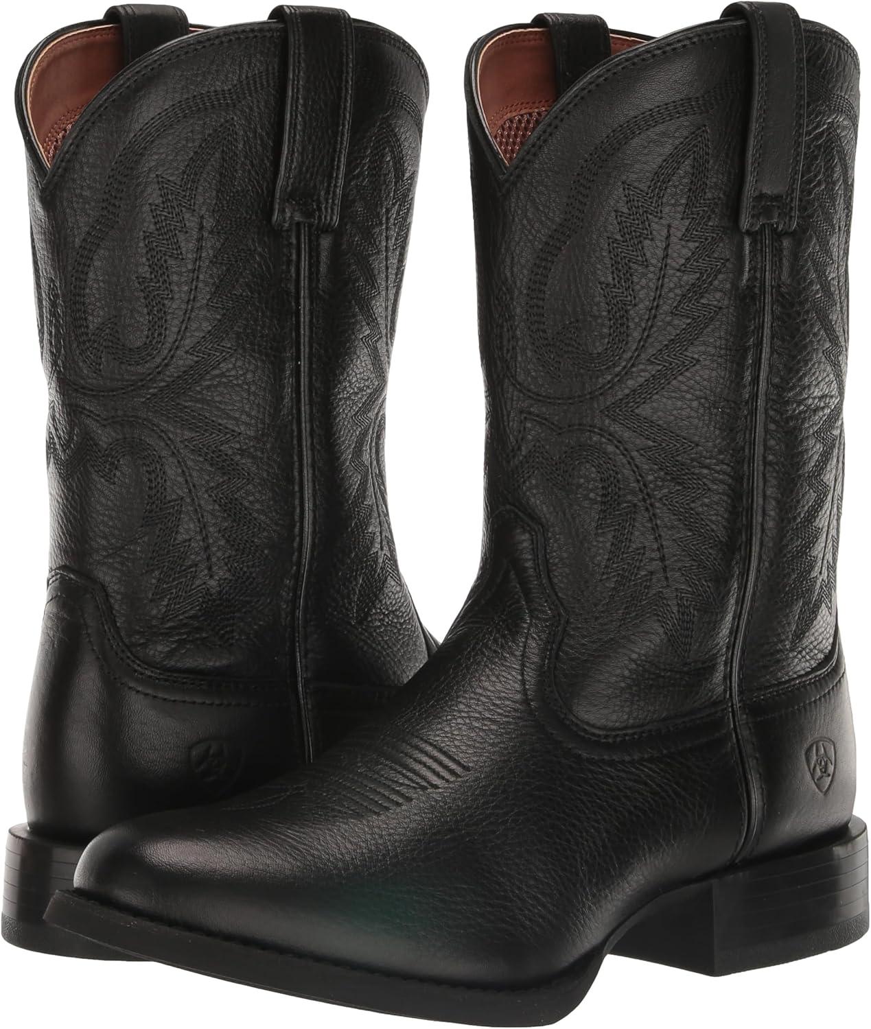 imageARIAT Mens Sport Stratten Western BootBlack Deertan