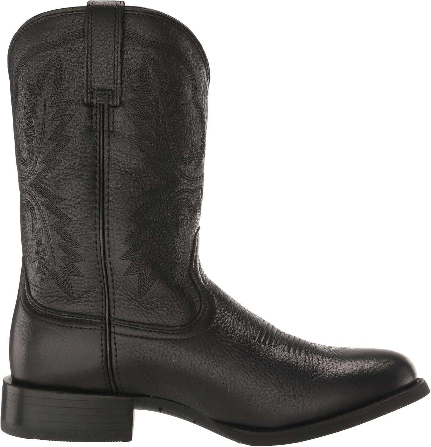 imageARIAT Mens Sport Stratten Western BootBlack Deertan