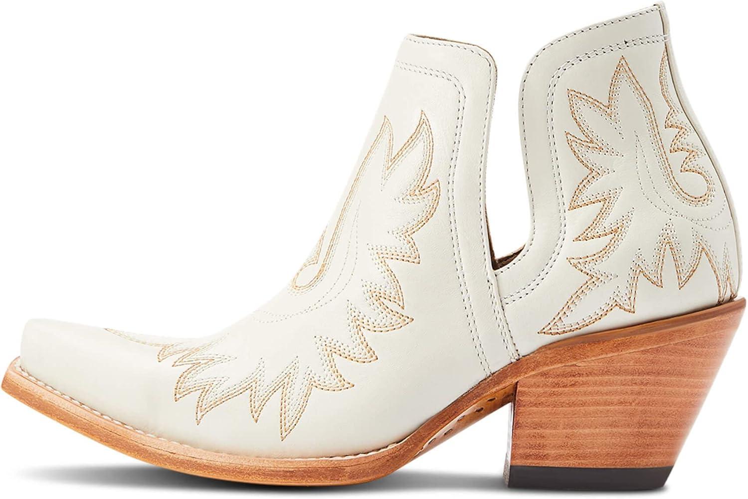 imageARIAT womens Dixon Western BootBlanco