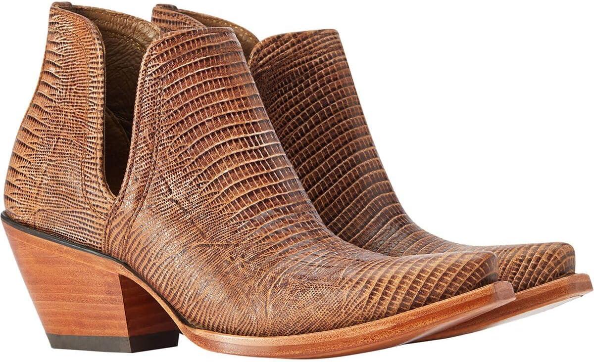 imageARIAT womens Dixon Western BootBrown Lizard Print