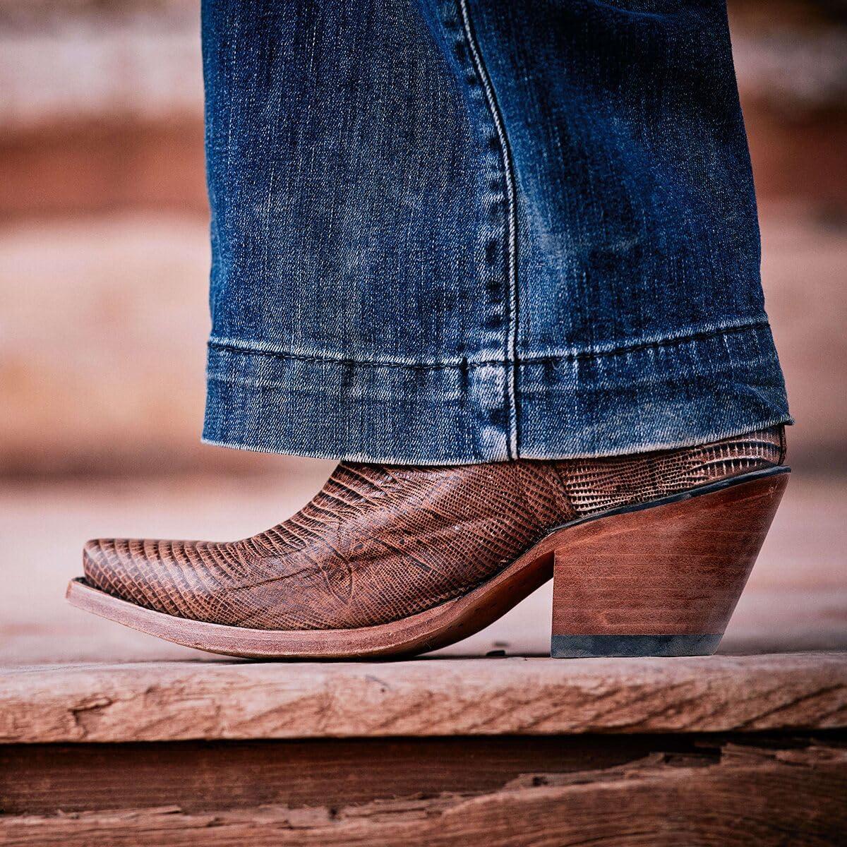 imageARIAT womens Dixon Western BootBrown Lizard Print