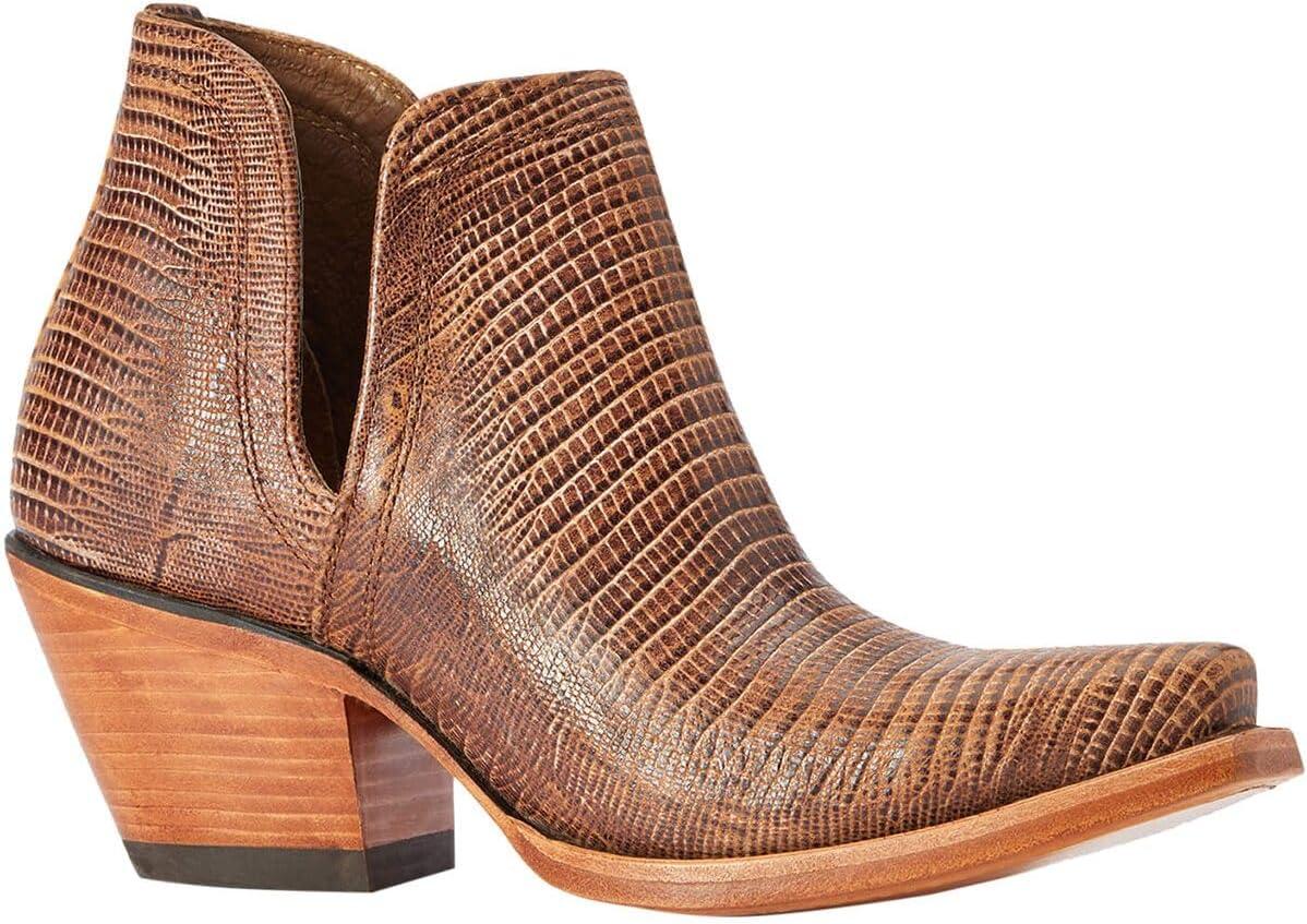 imageARIAT womens Dixon Western BootBrown Lizard Print