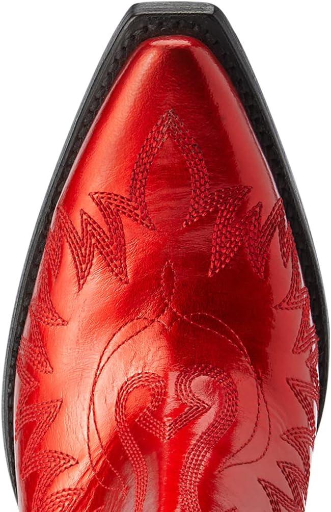 imageARIAT womens Dixon Western BootQueen of Hearts Patent