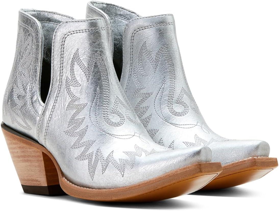 imageARIAT womens Dixon Western BootSilver Shine