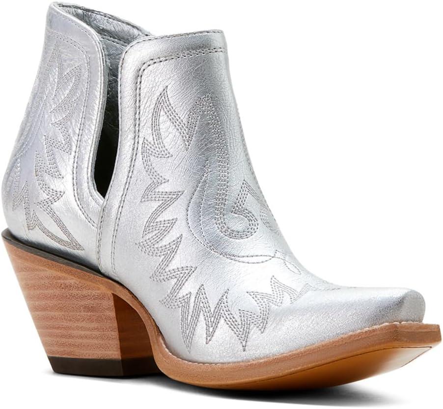 imageARIAT womens Dixon Western BootSilver Shine