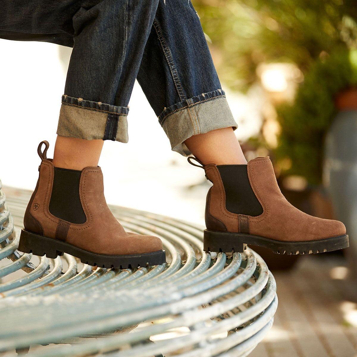 imageARIAT womens Wexford Lug Waterproof Boot200 Brown