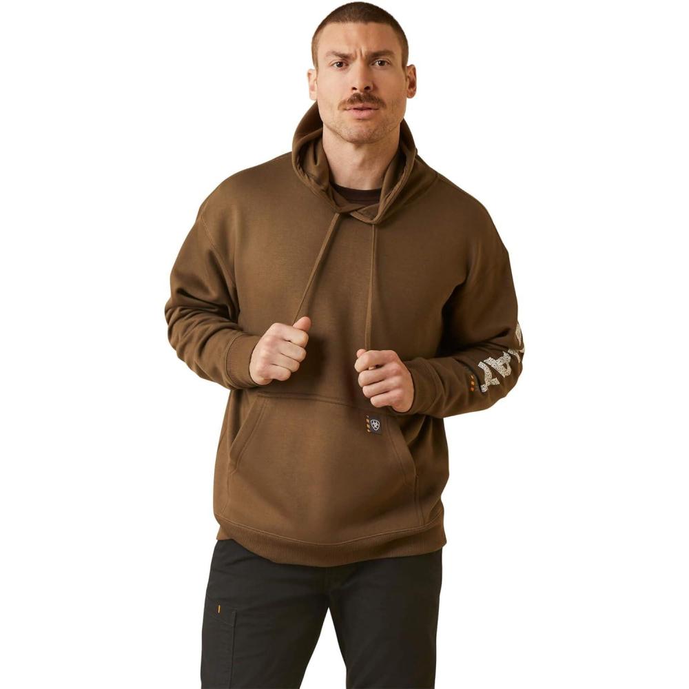 imageARIAT Mens Rebar Roughneck Pullover HoodieBeech