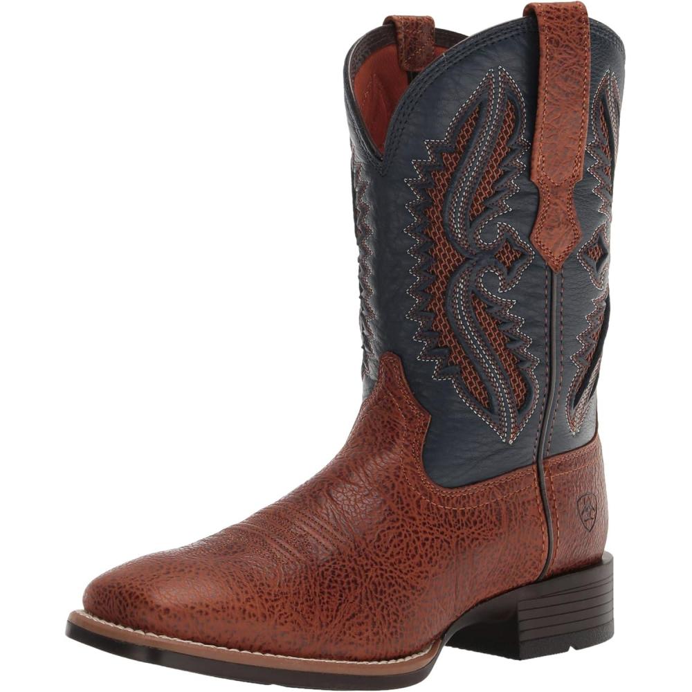 imageAriat Mens Rowder VentTEK 360 Cowboy BootCraven Tan