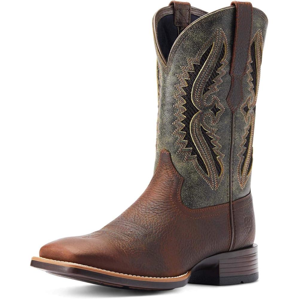 imageAriat Mens Rowder VentTEK 360 Cowboy BootRowdy Rust