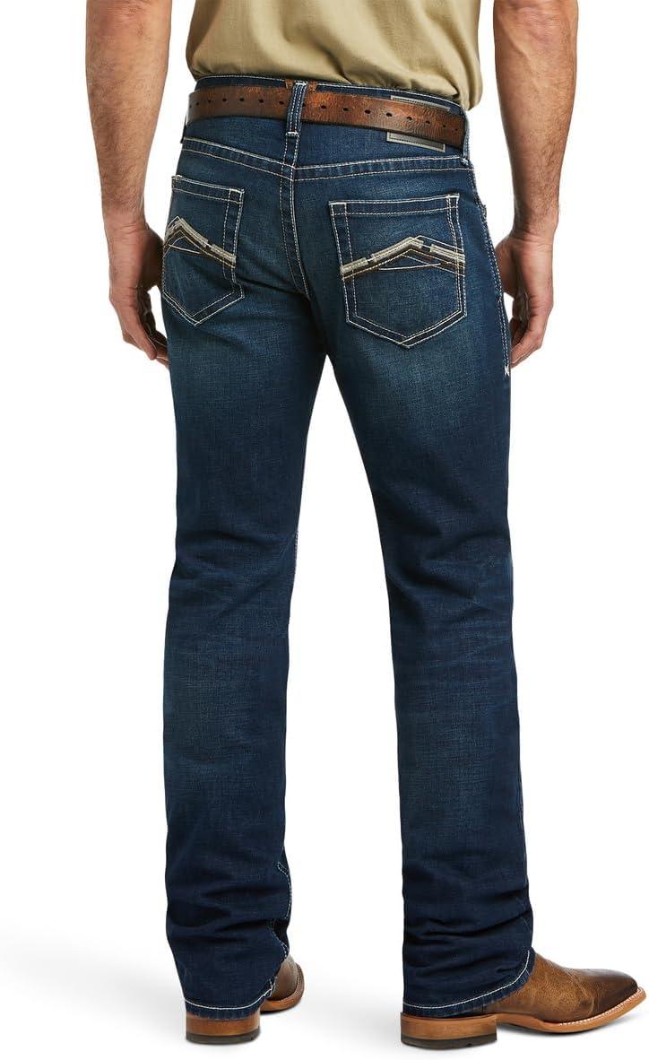 imageAriat Mens M5 Straight Stretch Remming Stackable Straight Leg JeanFord