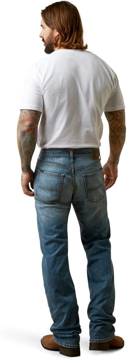 imageAriat Mens M5 Straight Stretch Remming Stackable Straight Leg JeanTulsa