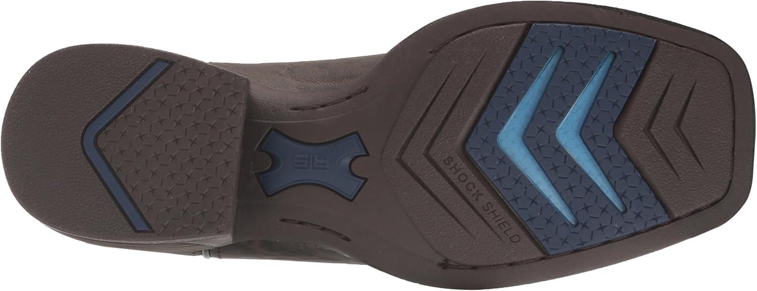 imageAriat Mens Steadfast Western BootChocolate Elephant PrintCrinkled Grey
