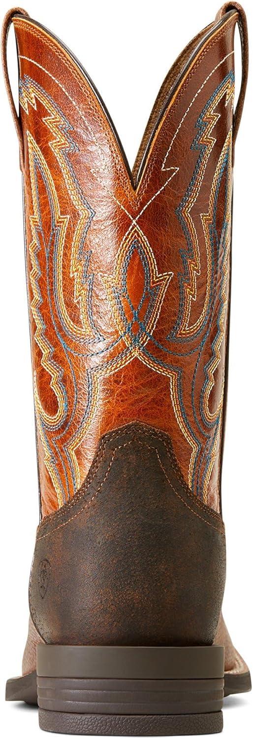 imageAriat Mens Steadfast Western BootWestern BrownFall Orange