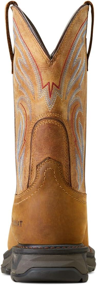 imageAriat Mens WorkHog XT Waterproof Work BootDistressed BrownBravo Brown