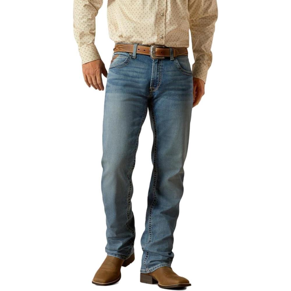 imageAriat Mens Rebar M5 Straight Durastretch Washed Twill Dungaree Straight Leg PantGaviota