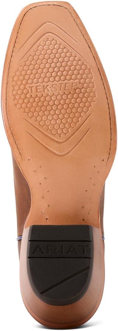 imageARIAT Mens Bronc Stomper Cowboy Boot WesternHoney TanBasic White
