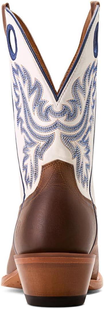 imageARIAT Mens Bronc Stomper Cowboy Boot WesternHoney TanBasic White