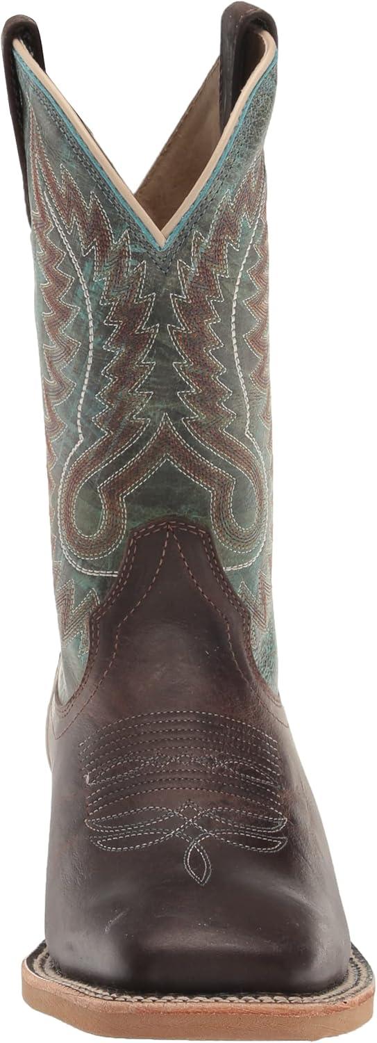 imageARIAT Mens Cow Camp Western BootBetter BrownCool Blue