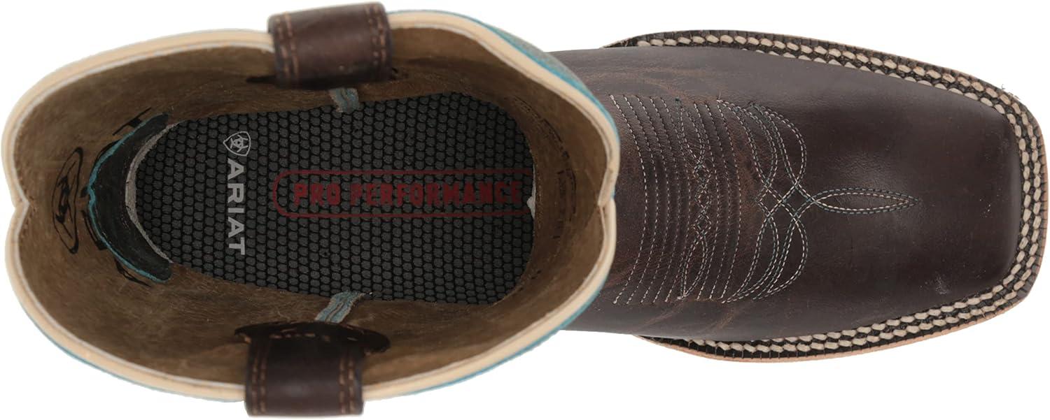 imageARIAT Mens Cow Camp Western BootBetter BrownCool Blue