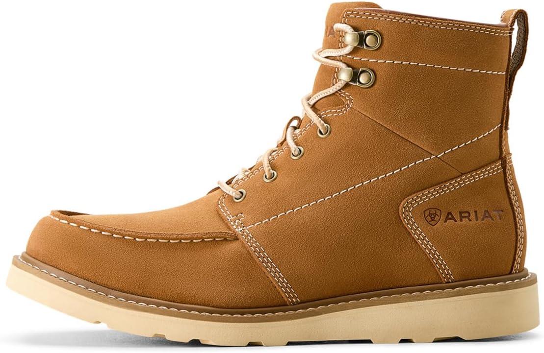 imageARIAT Mens Recon Lace BootNatural Suede