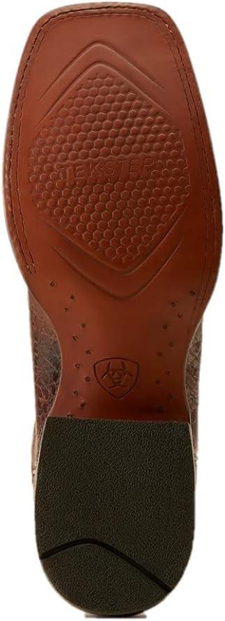 imageARIAT UnisexAdult Gunslinger Western BootDark Amber Caiman Belly