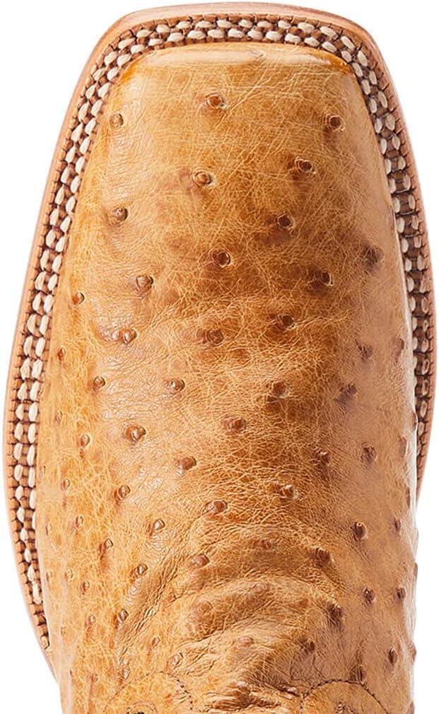 imageARIAT mens Broncy Western BootAntique Saddle Fq Ostrich