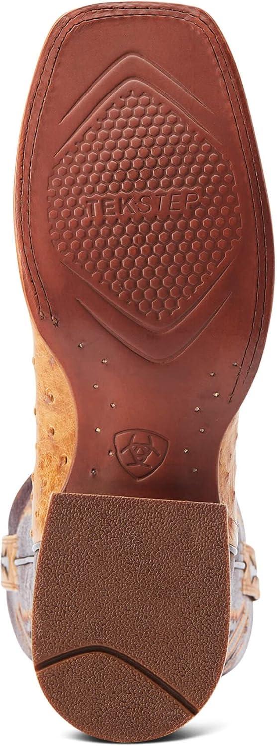 imageARIAT mens Broncy Western BootAntique Saddle Fq Ostrich