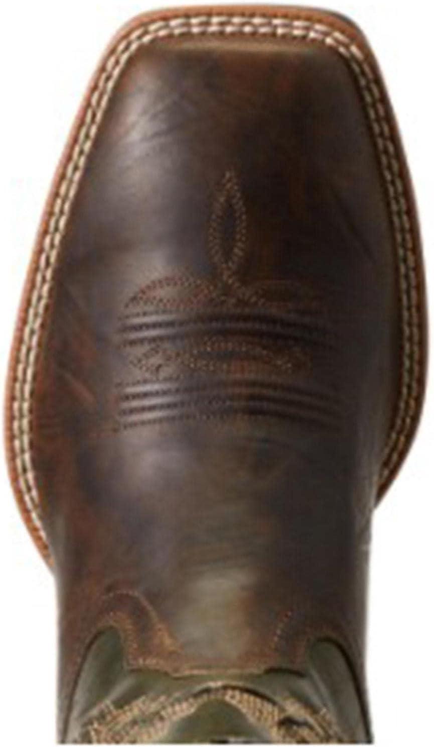 imageARIAT mens Toughy Venttek 360 Western BootHerd Brown