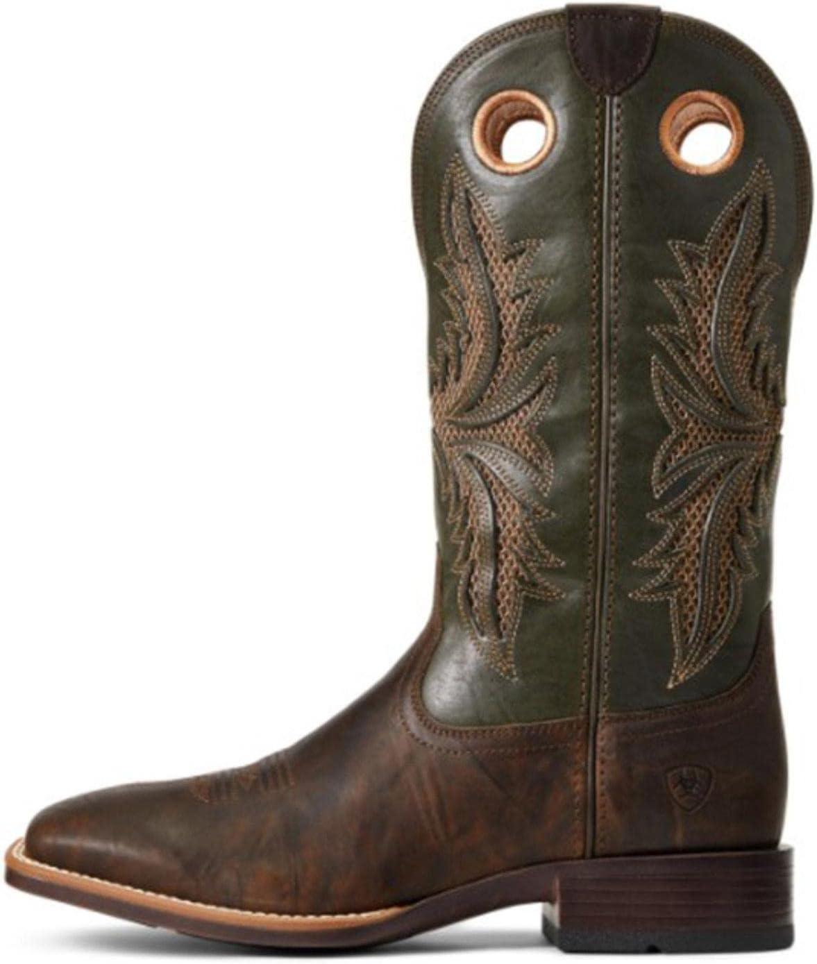 imageARIAT mens Toughy Venttek 360 Western BootHerd Brown